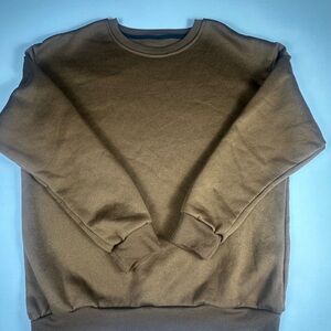 Classic Men's Crewneck Sweater in Brown